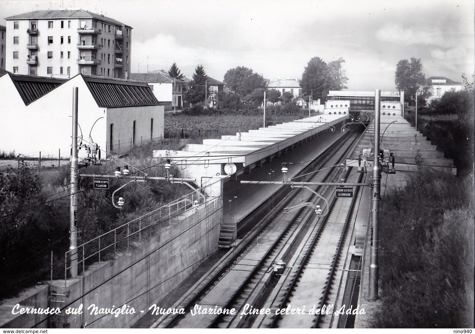 CERNUSCO SUL NAVIGLIO (MI) - NUOVA STAZIONE LINEE CELERI DELL'ADDA - F/G - N/V - Altri & Non Classificati