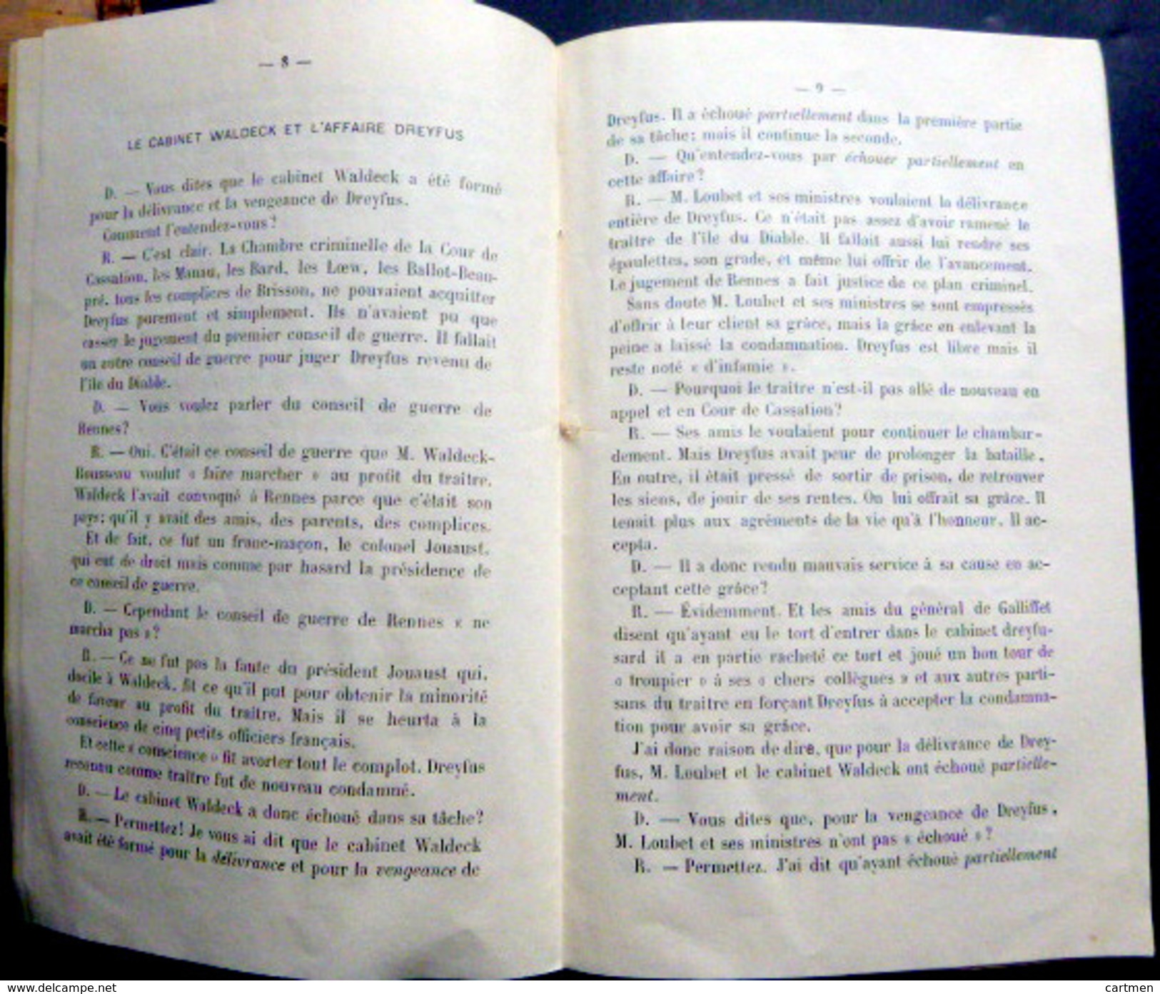 JUDAICA DREYFUS TOUT LE SAC DREYFUSARD ET LES ELECTIONS PANAMA LOUBET WALDECK ROUSSEAU FRANC MACON VERS 1900 - Documents Historiques