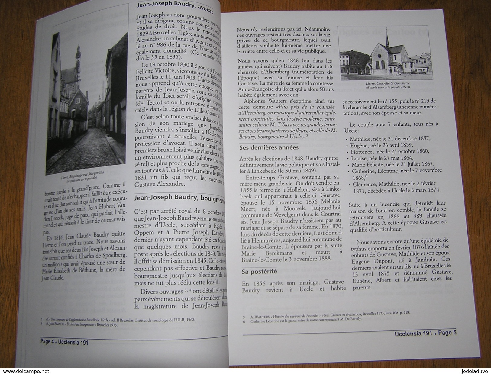 UCCLENSIA Revue N° 191 Régionalisme Brabant Uccle Rhode Baudry Carloo Gare Stalle Adge De Hel 1940 Florine Hélicoptère - Belgique