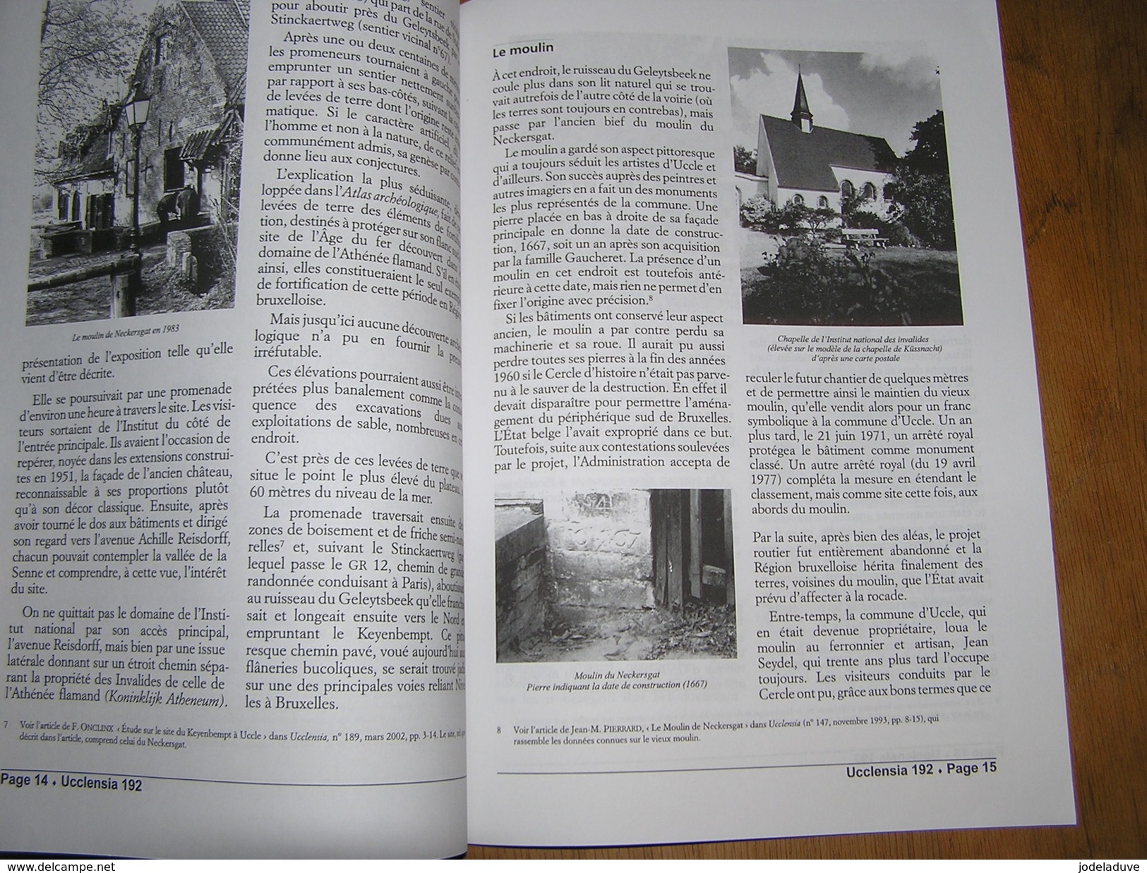 UCCLENSIA Revue N° 192 Régionalisme Brabant Uccle Rhode C Lemonnier Neckersgat Agde de Hel 1940 Florine Hélicoptère