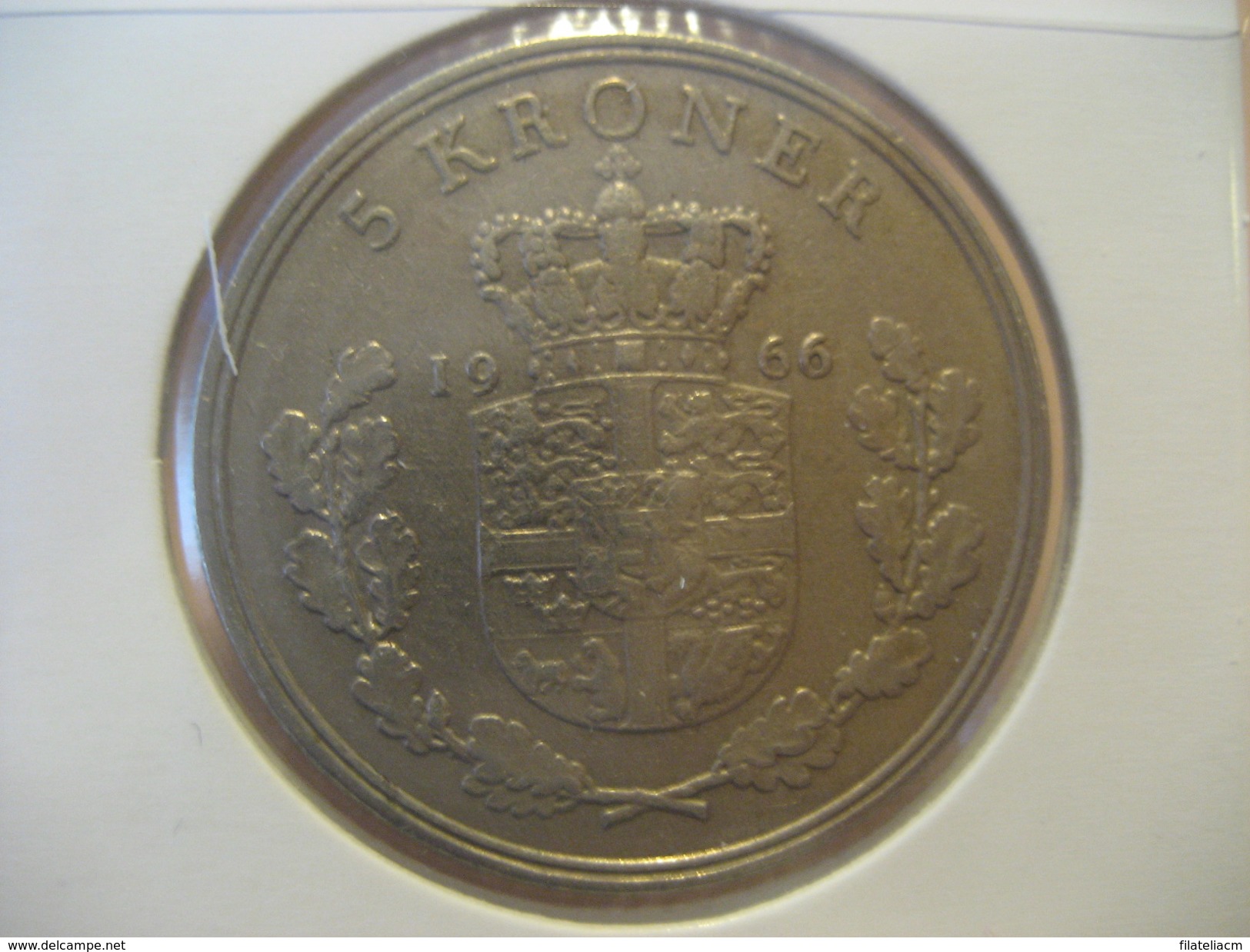 5 Kroner 1966 DENMARK Danemark Coin - Danemark