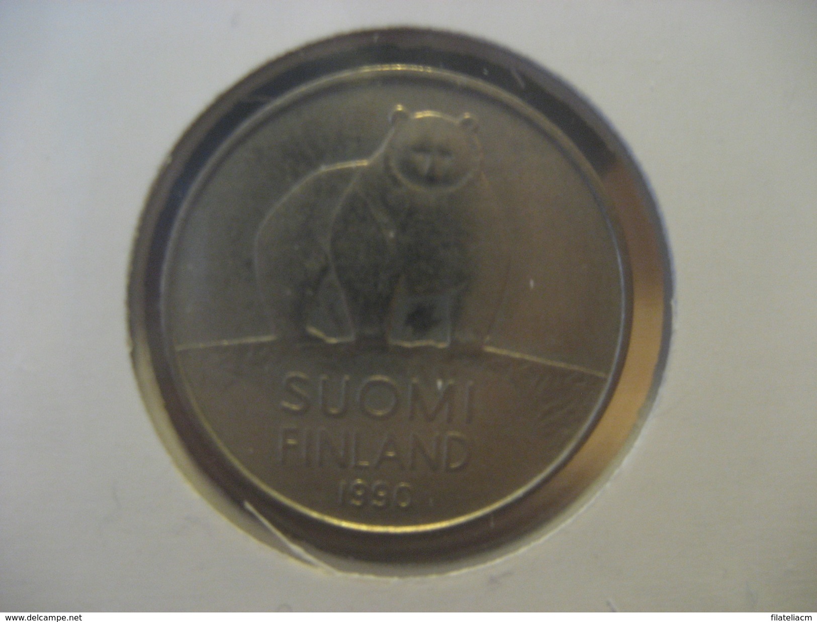 50 P 1990 Bear FINLAND Finlande Coin - Finlande