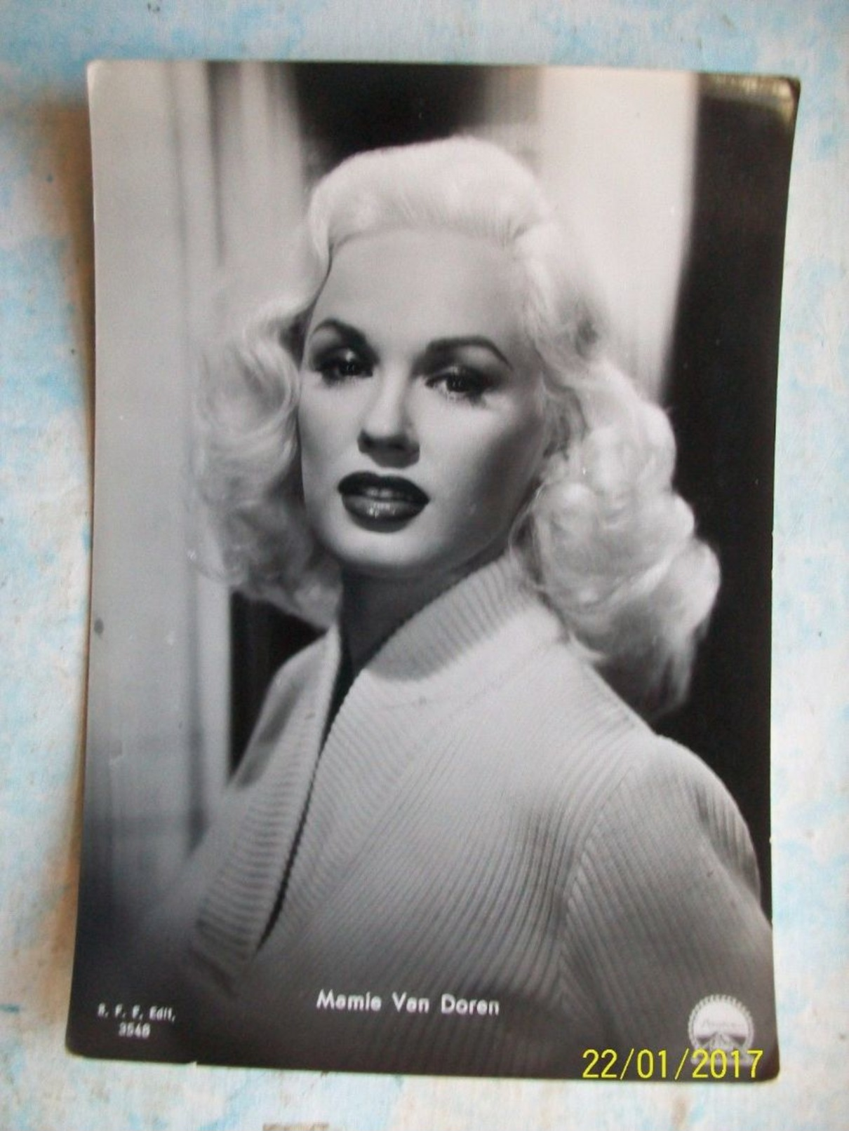 MAMIE VAN DOREN =CARTOLINA ORIGINALE= BALLERINI & FRATINI =NON VIAGGIATA= NR. 6 - Artisti