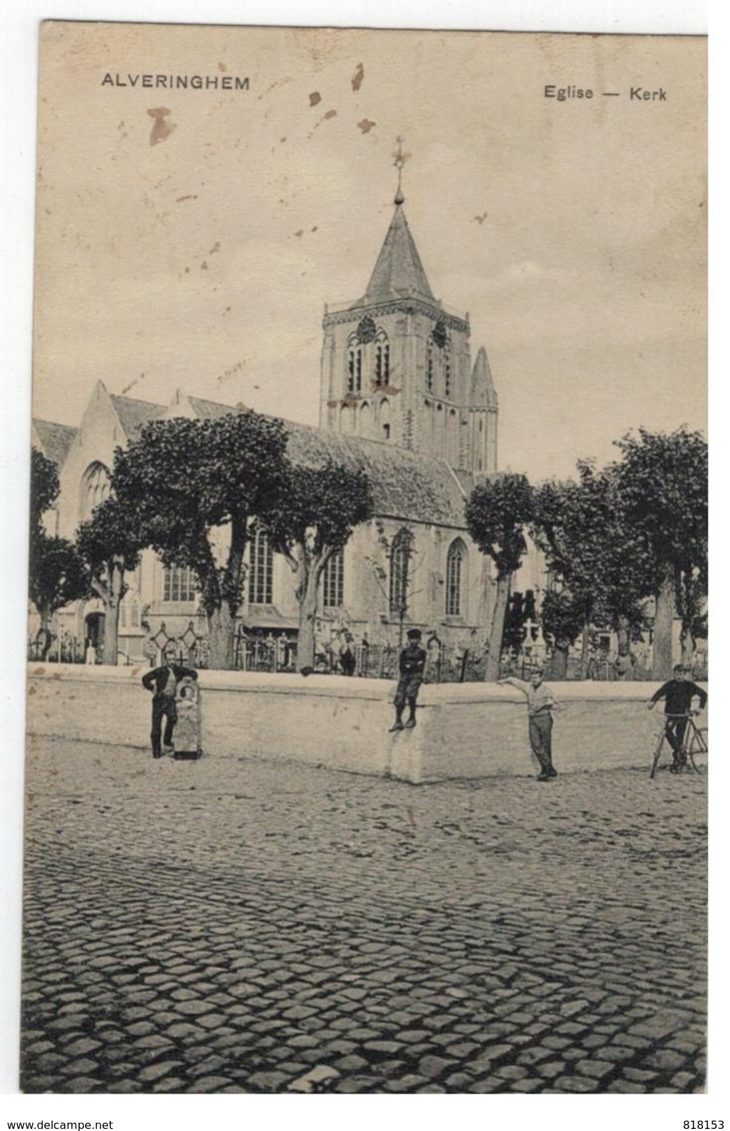 ALVERINGHEM  Eglise - Kerk 1910 - Alveringem