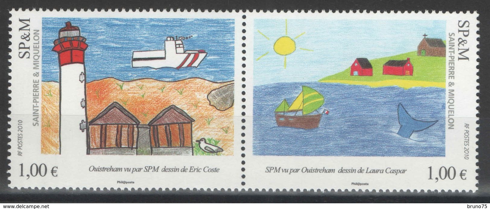 SPM - YT 976-977 ** - 2010 - Dessins - Unused Stamps