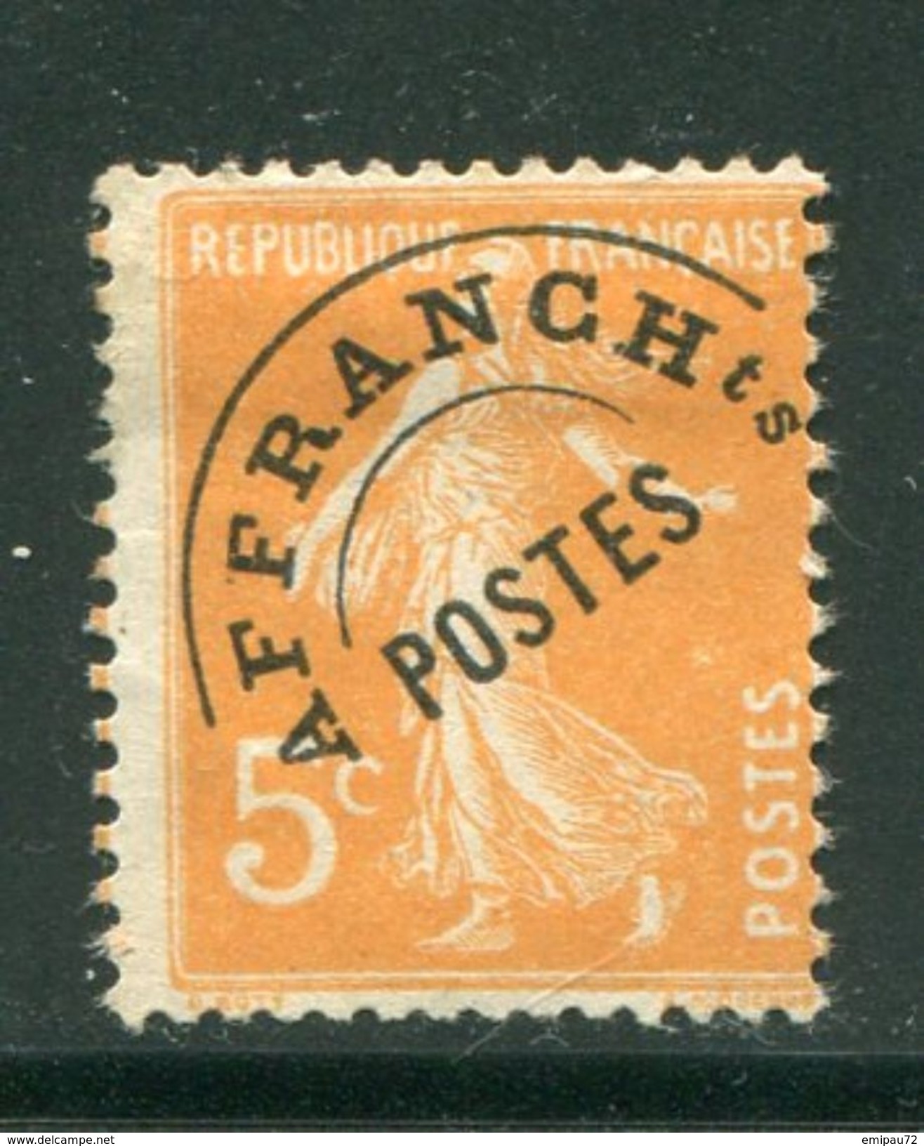 FRANCE- Préoblitéré Y&T N°50- Oblitéré - 1893-1947