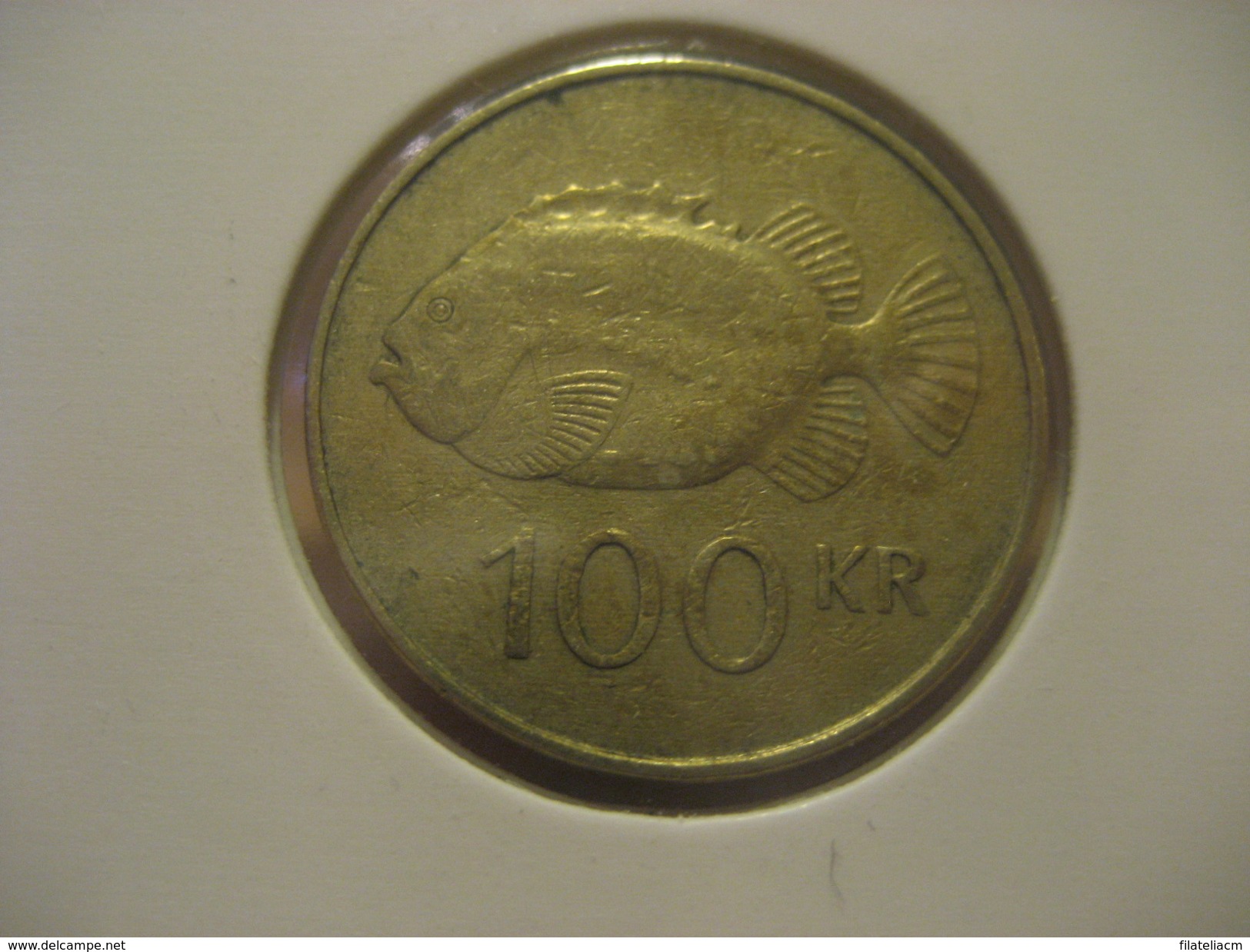 100 Kr 1995 Fish ICELAND Islande Coin - Islande