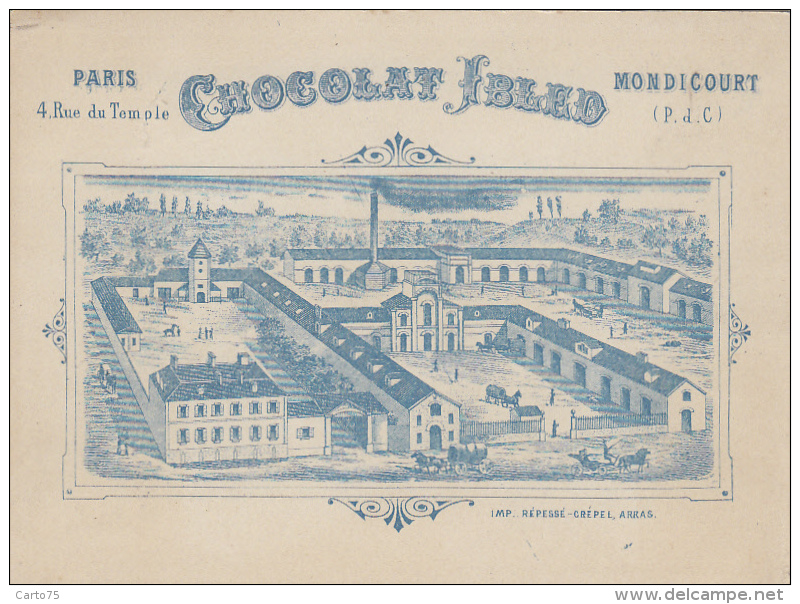 Chromos - Paris Exposition Universelle 1900 - Publicité Chocolat Ibled Mondicourt - Pagode De Vischnou Temple Pagoda - Ibled