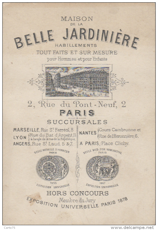 Chromos - Fin XIXème Histoire Chasse - Gallo-Romain - Flèches Carquois - Chasseur Fusil - Magasin La Belle Jardinière - Other & Unclassified