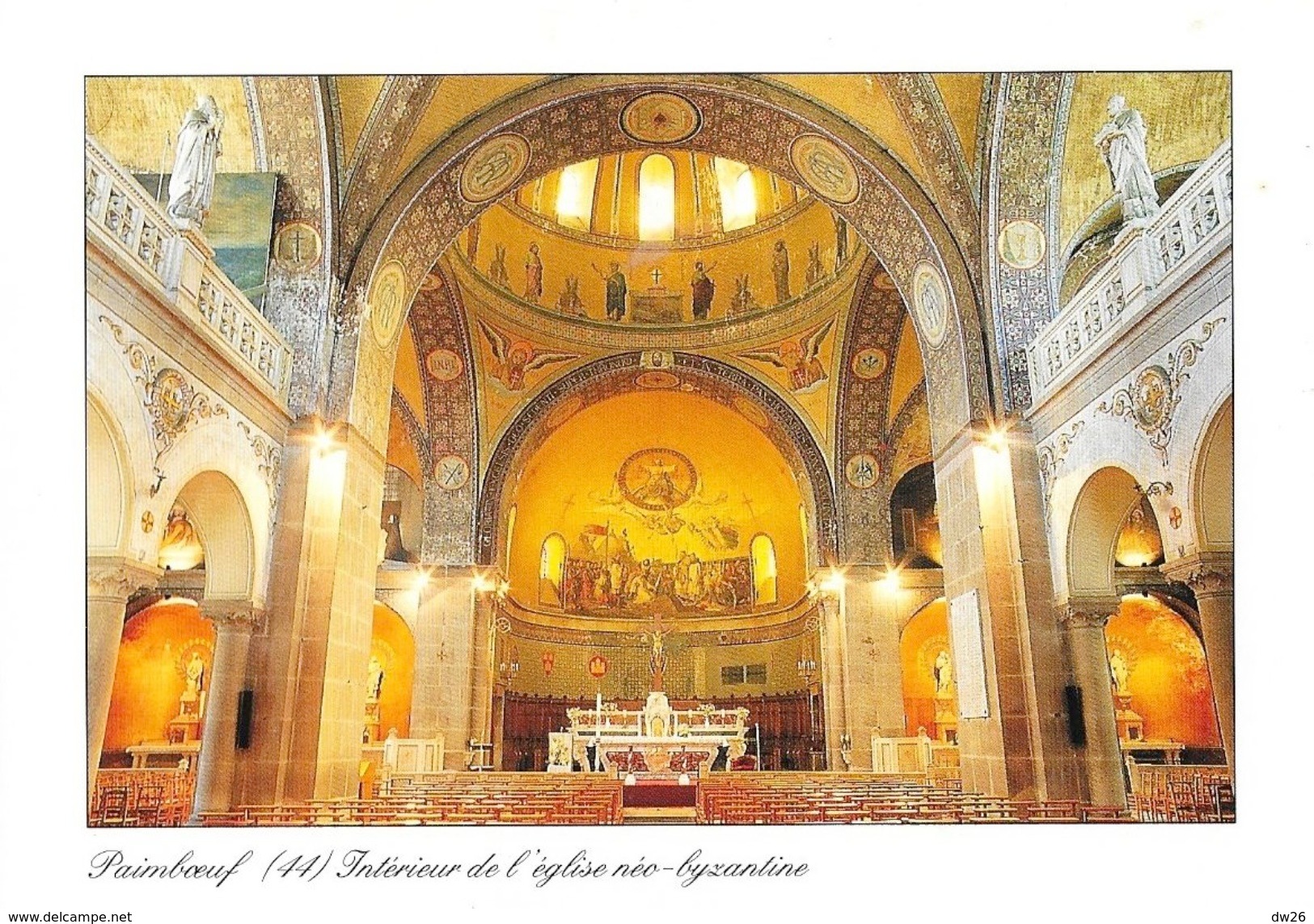 Paimboeuf - Intérieur De L'Eglise Néo-byzantine - Autel Saint-Louis, Photo Marc Chauvin - Paimboeuf