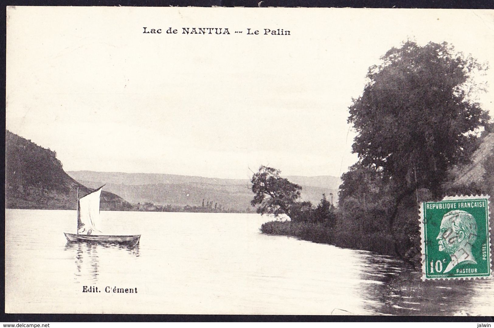 CPA - NANTUA (01 - AIN) - LAC DE NANTUA, LA PALIN - Nantua