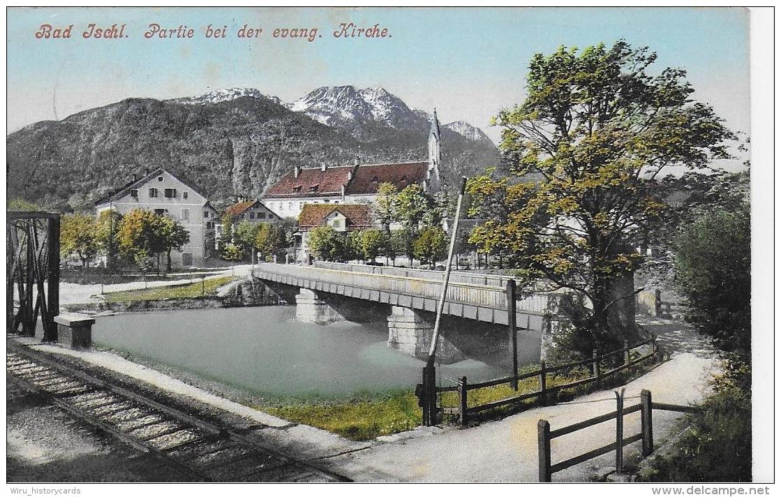 AK 0820  Bad Ischl - Partie Bei Der Evang. Kirche / Verlag Brandt Um 1908 - Bad Ischl