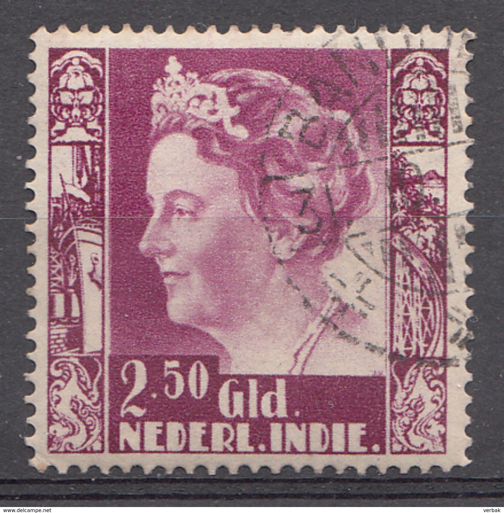 Indes Néerlandaises 1934 Nvph Nr. 210 Koningin Wilhelmina  Oblitérés /Used / Gestempeld - Niederländisch-Indien