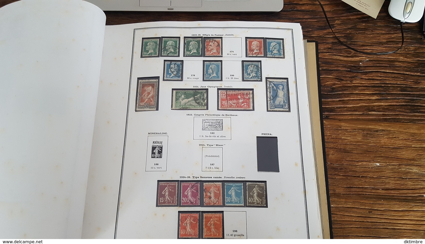 LOT 381749 ALBUM TIMBRE DE FRANCE NEUF**:* OBLITERE PORT A 10 EUROS