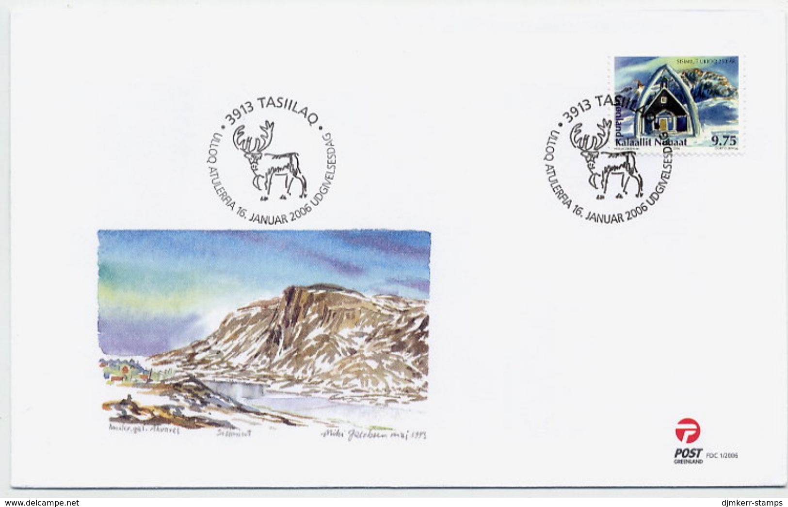 GREENLAND 2006 250th Anniversary Of Sisimiut On FDC.  Michel 458 - FDC