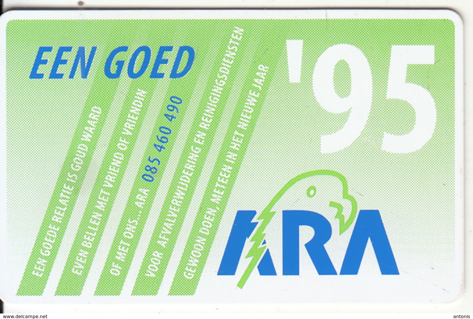 NETHERLANDS(chip) - ARA "95, Tirage 4030, Used - Private