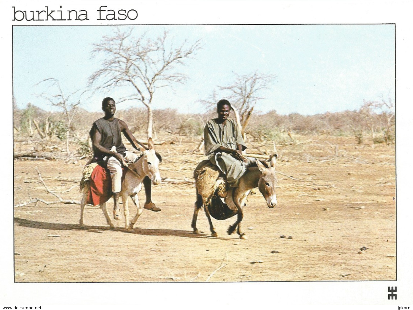 BURKINA FASO - Sur La Route D'ARIBINDA, Province Du Soum. Voyageurs Dans Une Nature Désolée................ANE - Burkina Faso