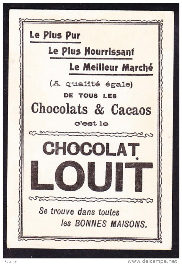 CHROMO Chocolat LOUIT Frères  Banniere Royale De Charles VII   Flags - Louit