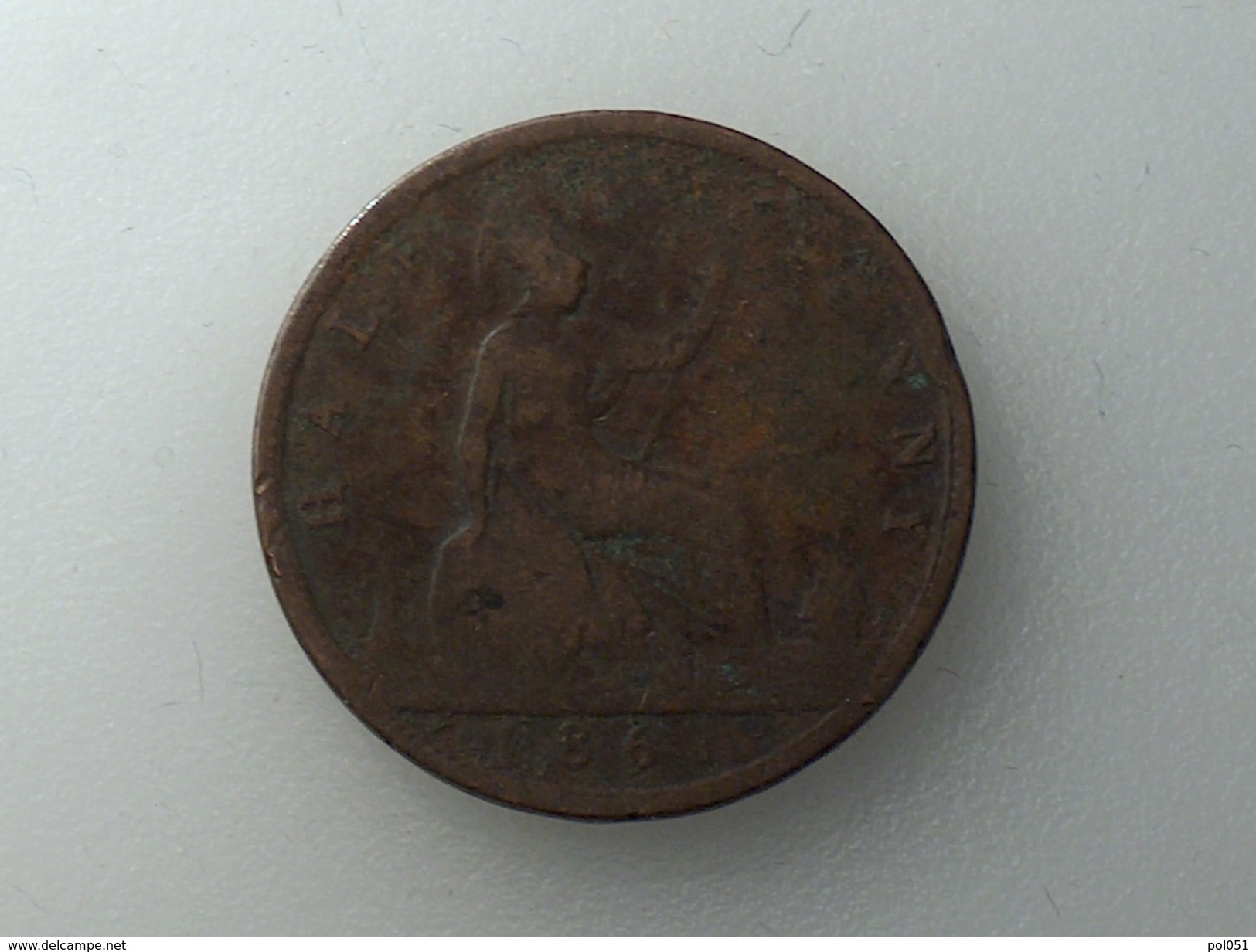 UK 1/2 PENNY 1861 HALF GRANDE BRETAGNE - C. 1/2 Penny