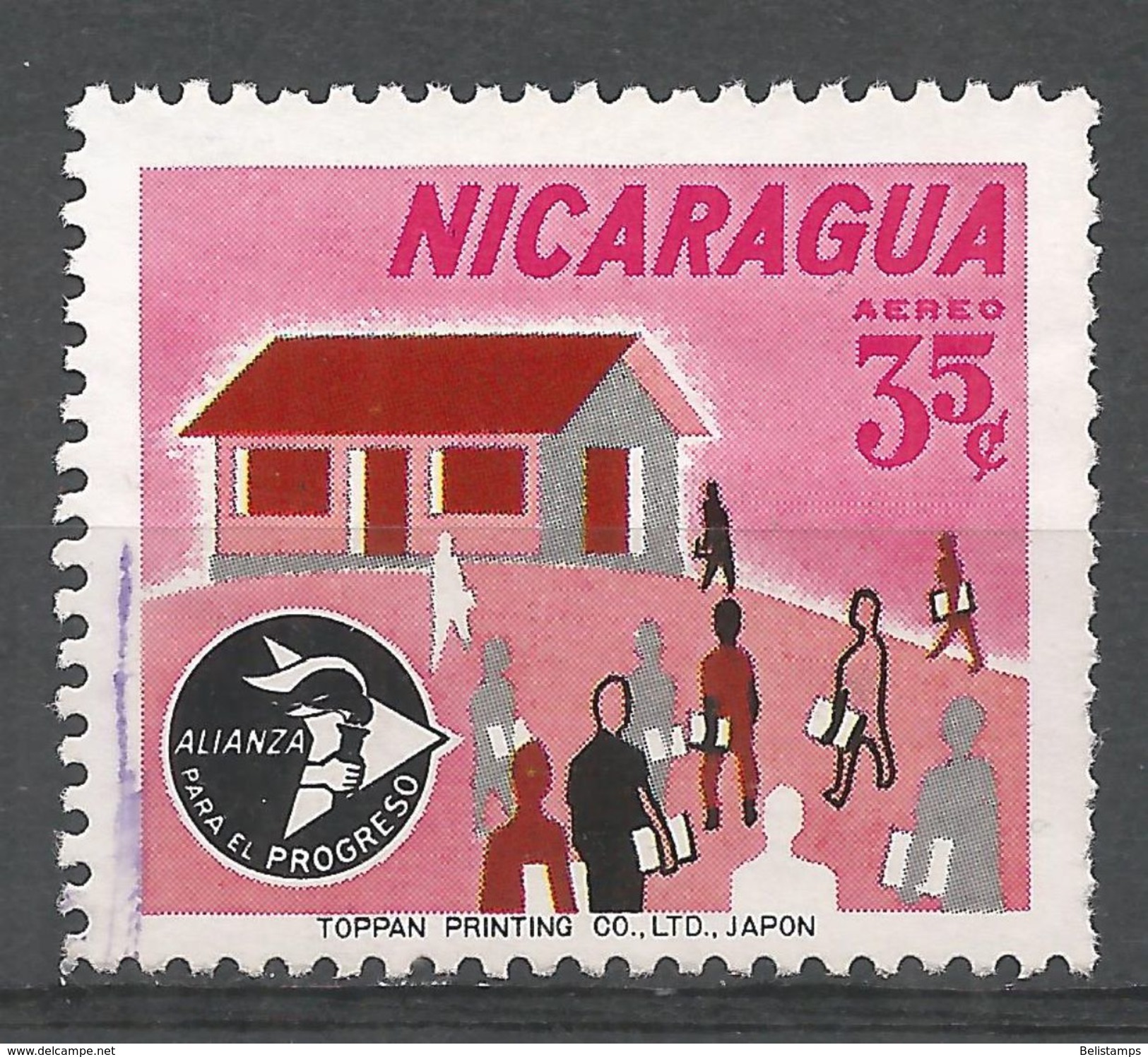 Nicaragua 1964. Scott #C546 (U) Adult Education - Nicaragua