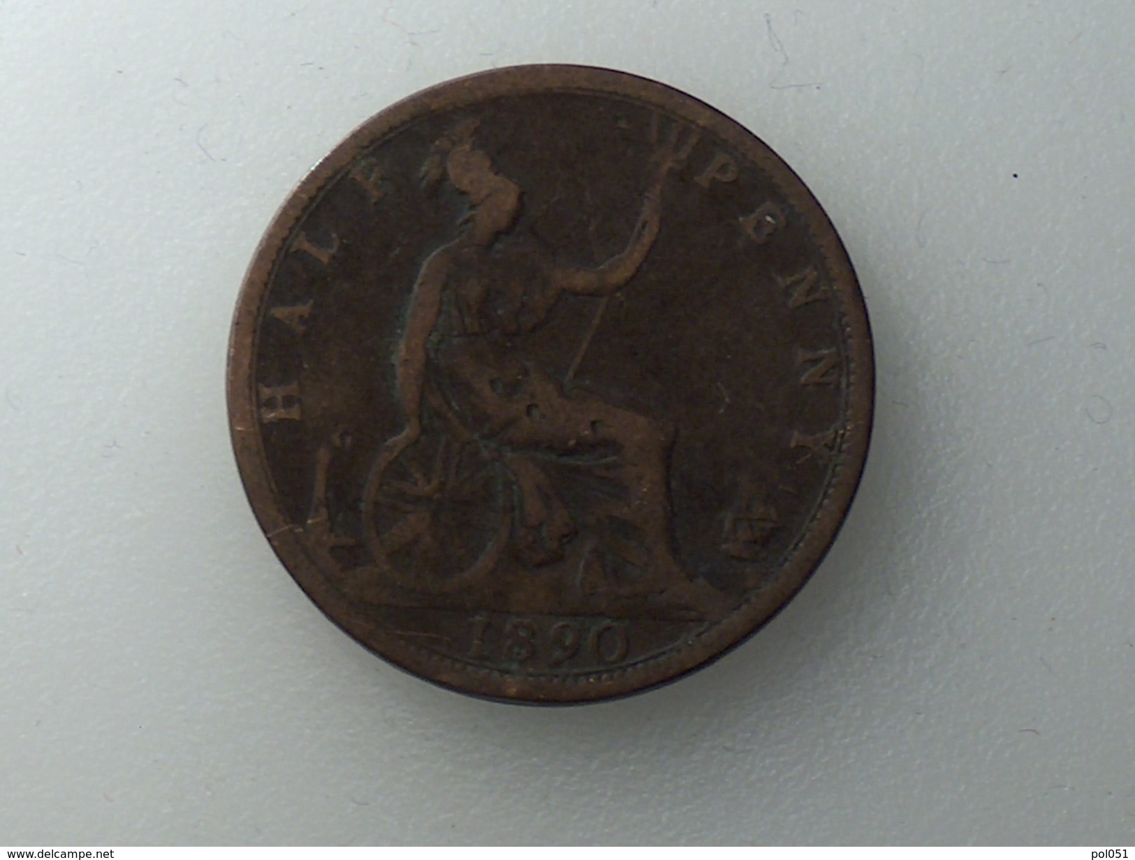 UK 1/2 PENNY 1890 HALF GRANDE BRETAGNE - C. 1/2 Penny