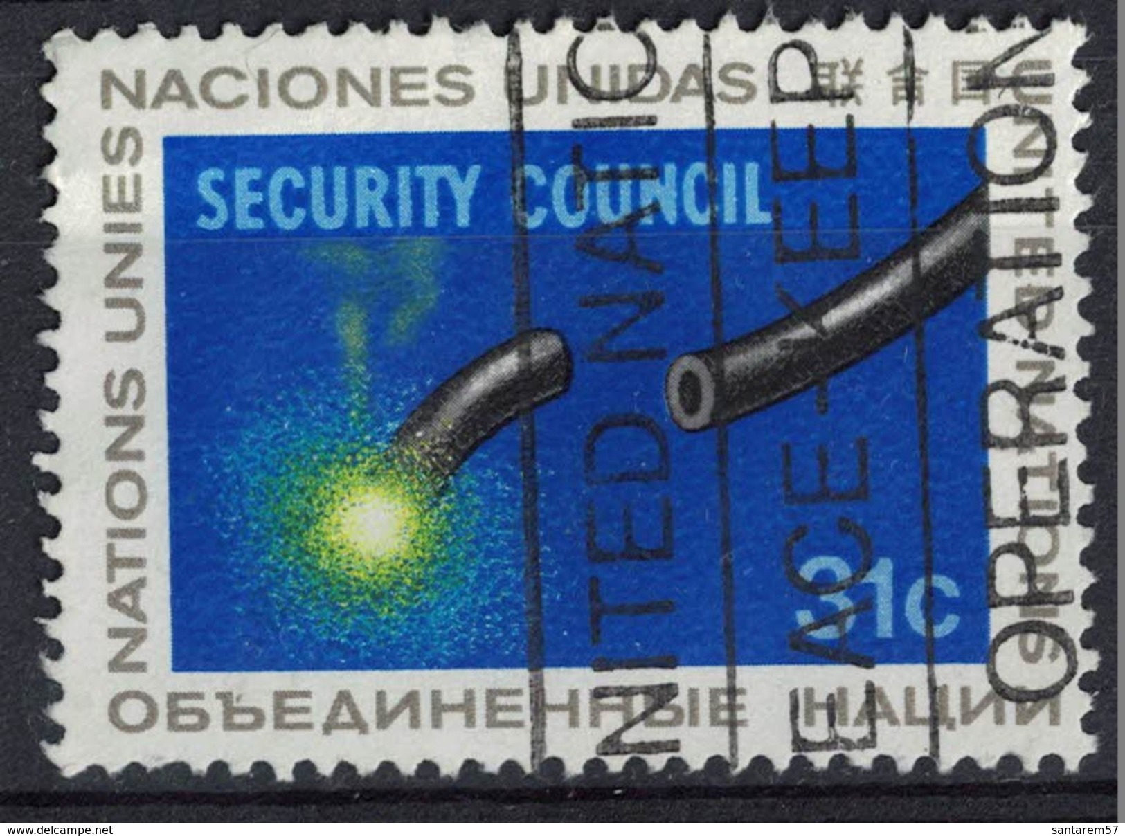 Nations Unies 1977 Oblitéré Used Security Council Conseil De Sécurité SU - Used Stamps