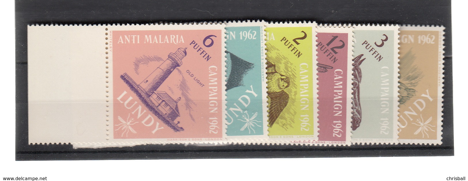 Lundy  - Anti Malaria 1962- Unmounted Mint NHM - Local Issues