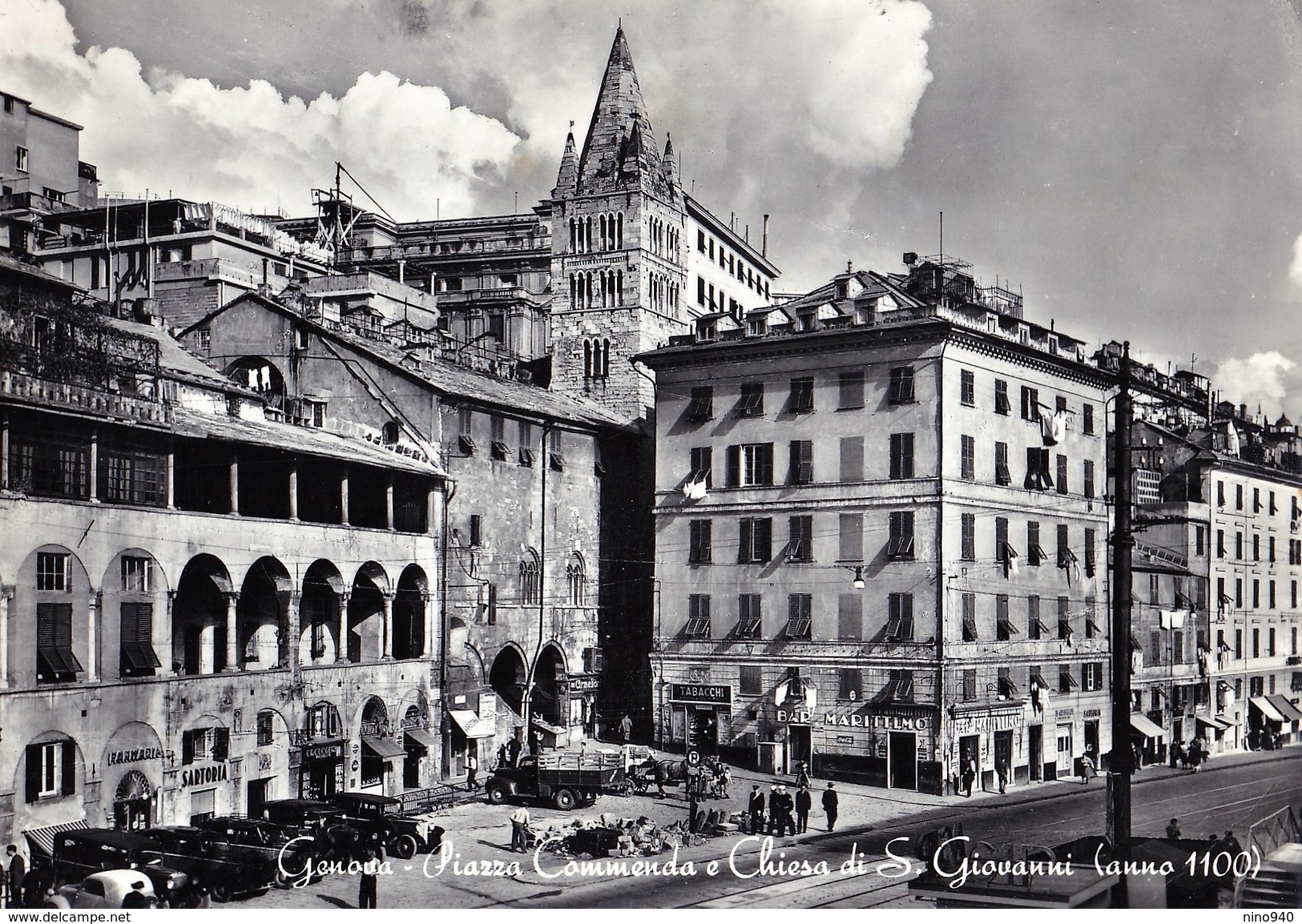 GENOVA - PIAZZA COMMENDA E CHIESA DI S. GIOVANNI - F/G - V - T - Animata - Auto - Genova