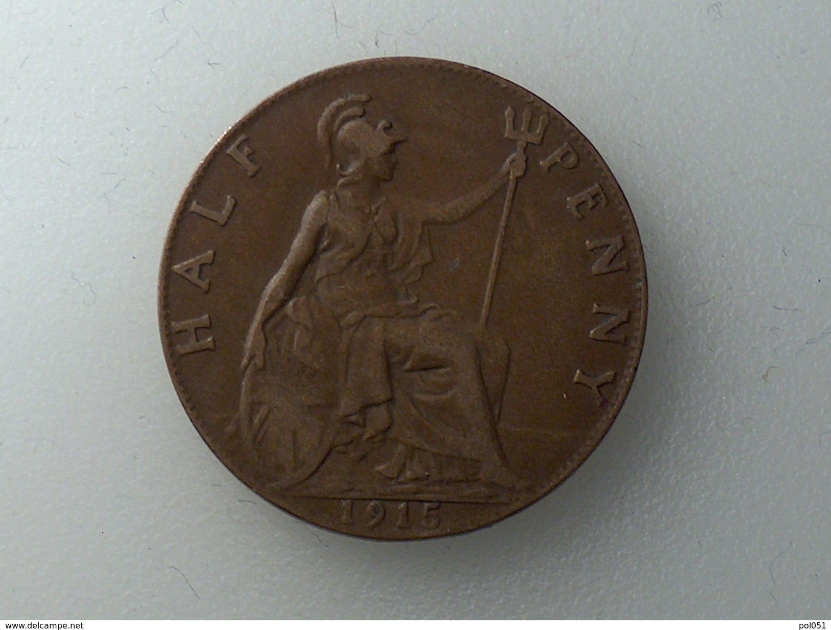 UK 1/2 PENNY 1915 HALF GRANDE BRETAGNE - C. 1/2 Penny