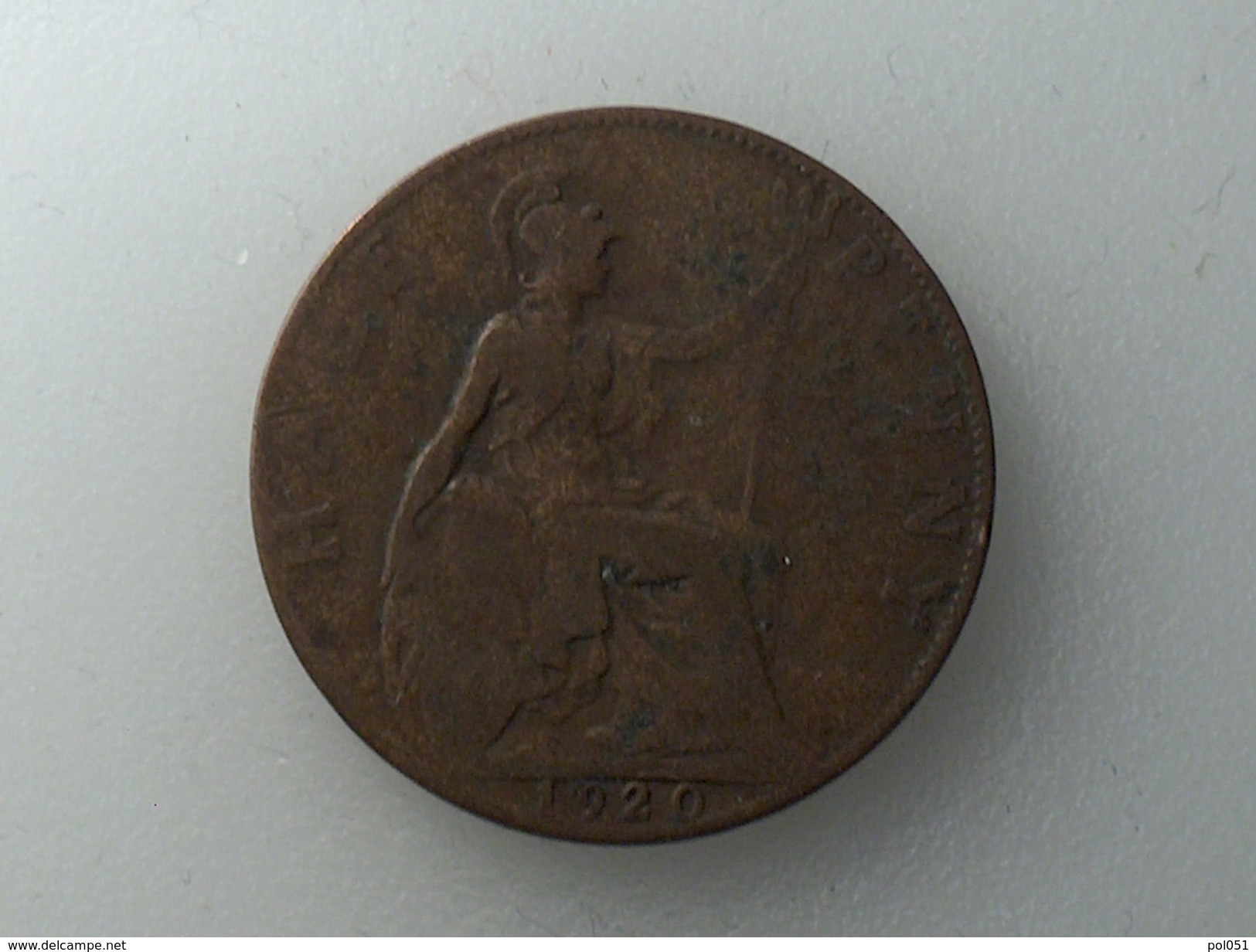 UK 1/2 PENNY 1920 HALF GRANDE BRETAGNE - C. 1/2 Penny