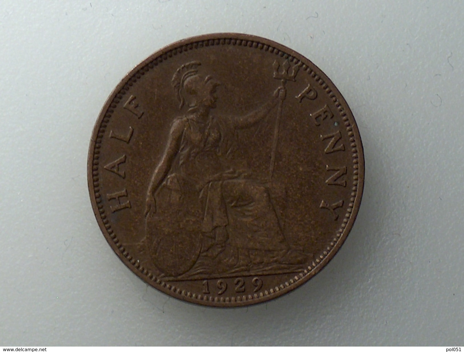 UK 1/2 PENNY 1929 HALF GRANDE BRETAGNE - C. 1/2 Penny