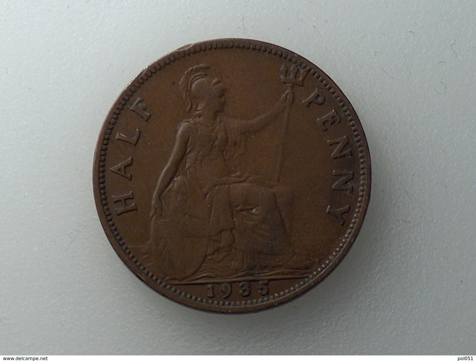 UK 1/2 PENNY 1935 HALF GRANDE BRETAGNE - C. 1/2 Penny