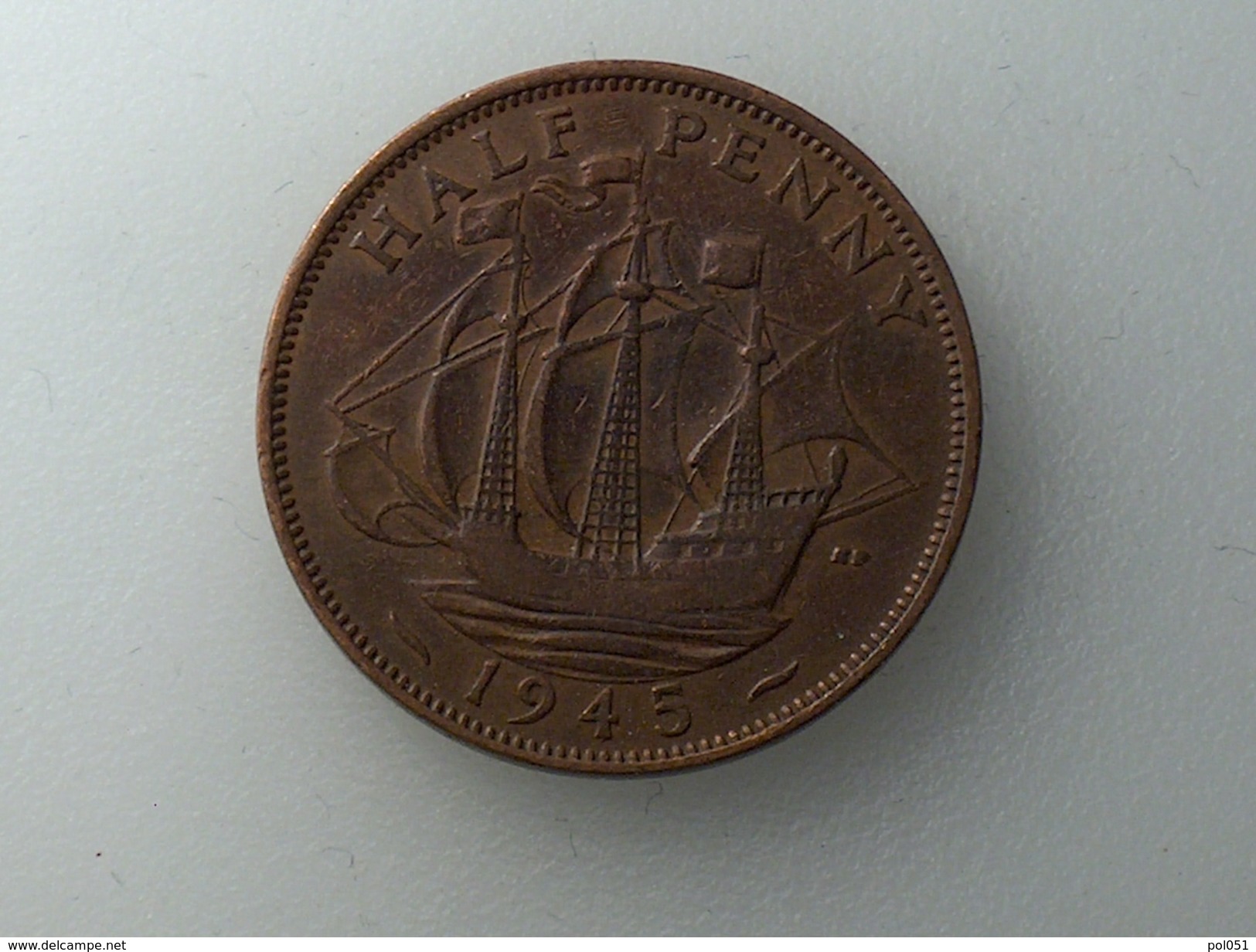 UK 1/2 PENNY 1945 HALF GRANDE BRETAGNE - C. 1/2 Penny