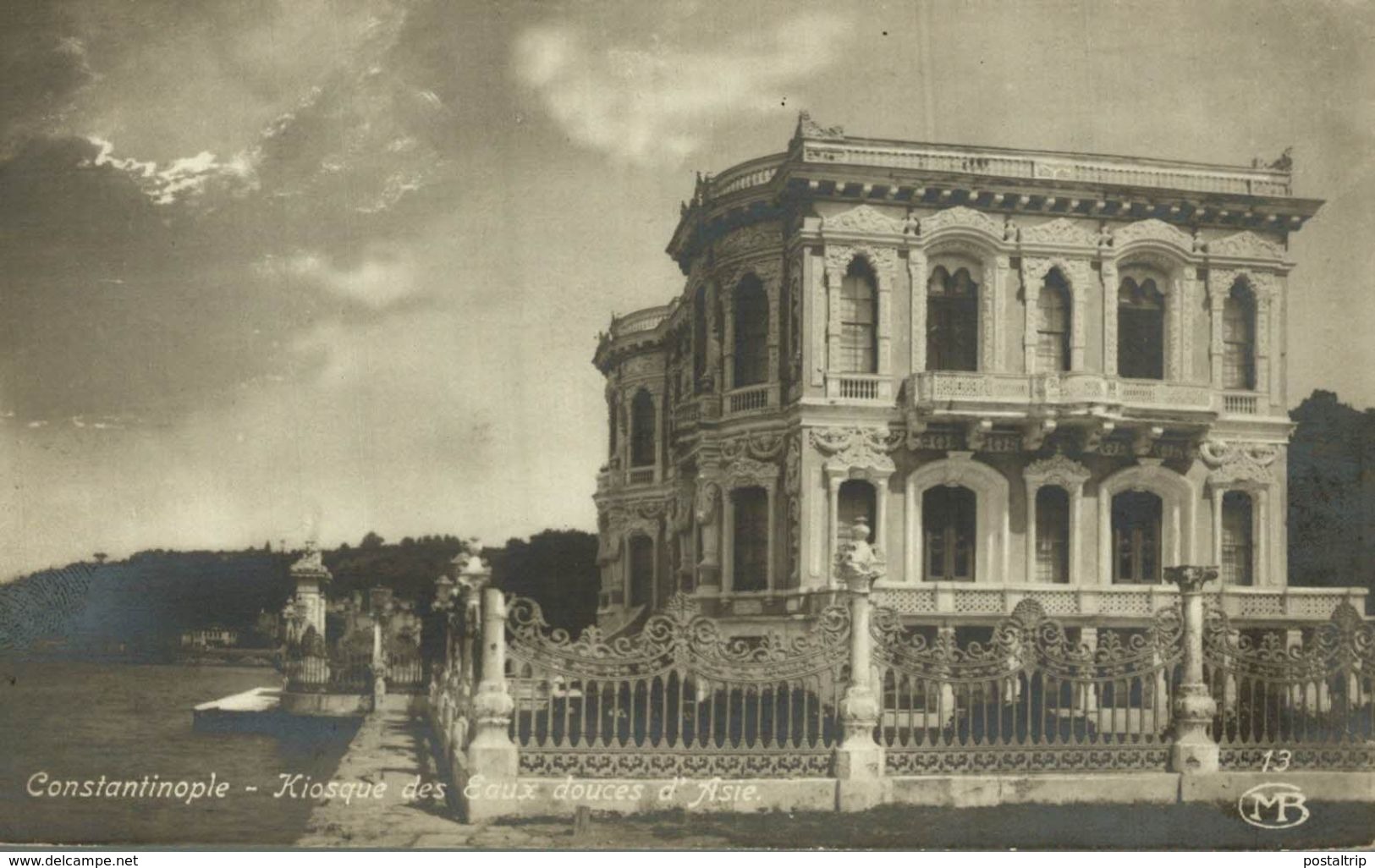 RPPC Turquie : Constantinople ( Istanbul ) Kiosque Des Eaux Douces D'Asie    Turkey    TURQUIE - Turquia