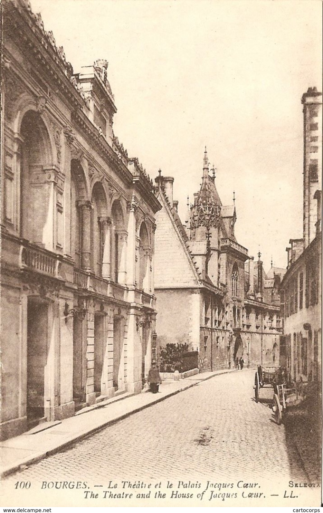 18 - Bourges - Le Théâtre - Le Palais Jacques Coeur - Bourges