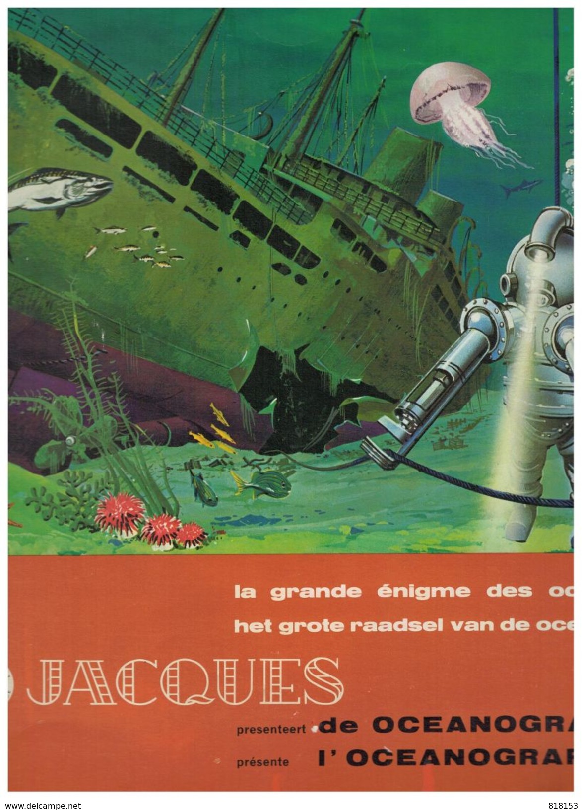 SUPERCHOCOLADE JACQUES : 2 Plakalbums (resp.31x26cm En 30x30cm):MENSCHENRASSEN   / De OCEANOGRAFIE - L'OCEANOGRAPHIE - Autres & Non Classés