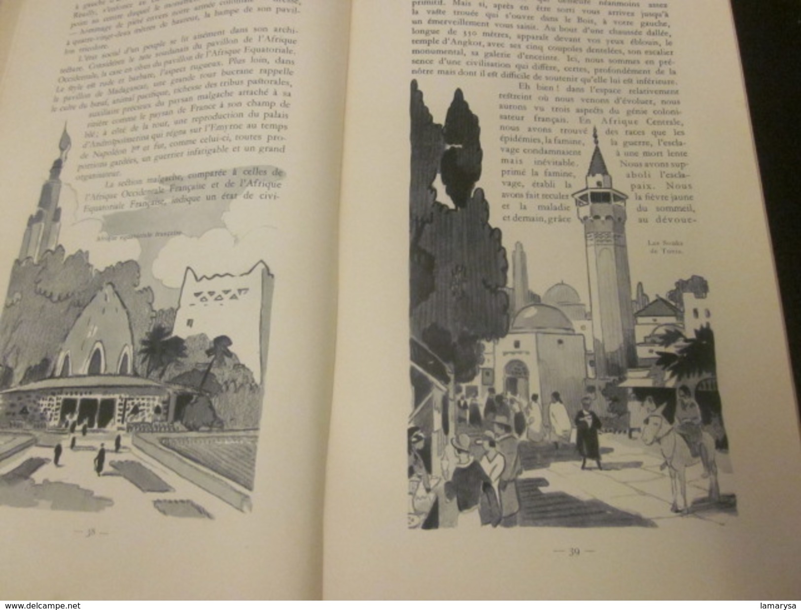 AGENDA PLM 1931-305 pages-France Paris-Corté-Corse-Alger-Tunisie-Maroc-Expo coloniale-Pub-Gravure couleur-Voir 72 Scanns