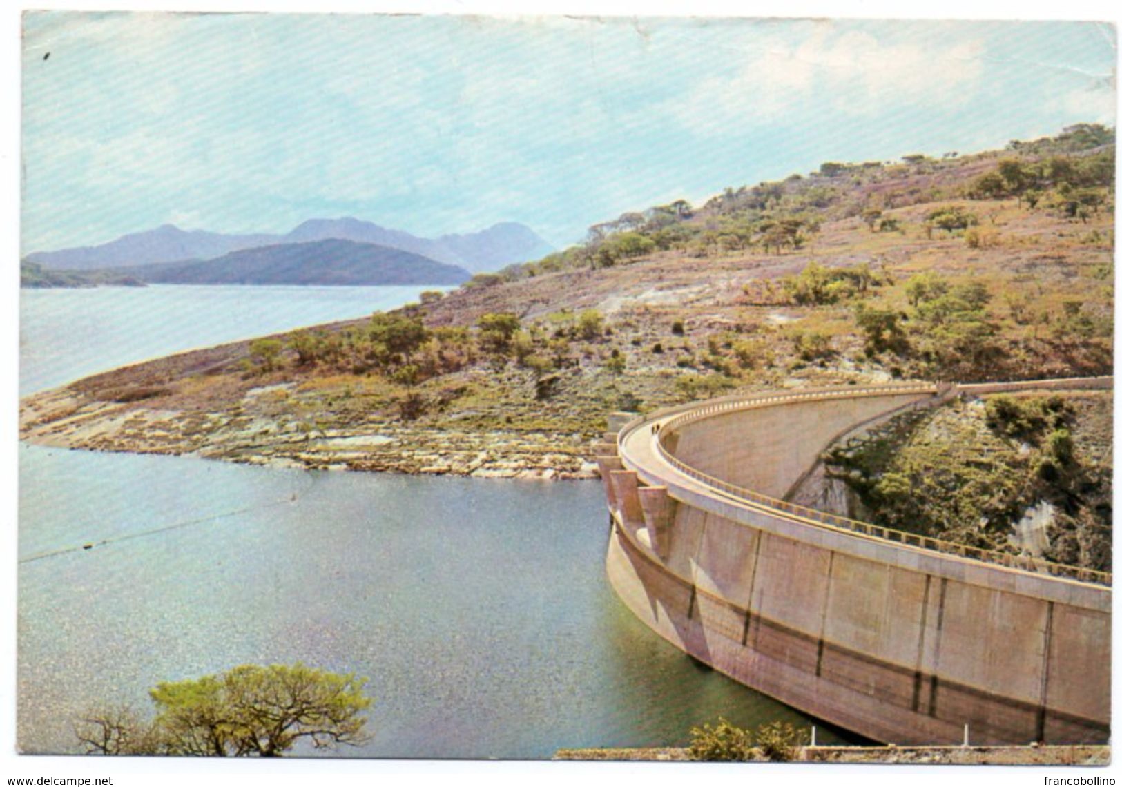 RHODESIA/ZIMBABWE - LAKE KYLE AND DAM WALL,FORT VICTORIA - Zimbabwe