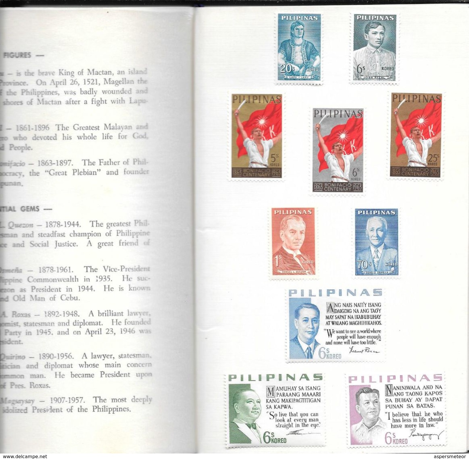 PHILIPPINE COMMEMORATIVE STAMPS 1965 ITU PLENIPOTENTIARY CONFERENCE MONTREUX SWITZERLAND WITH THE COMPLIMENTS OF A. - Filippijnen
