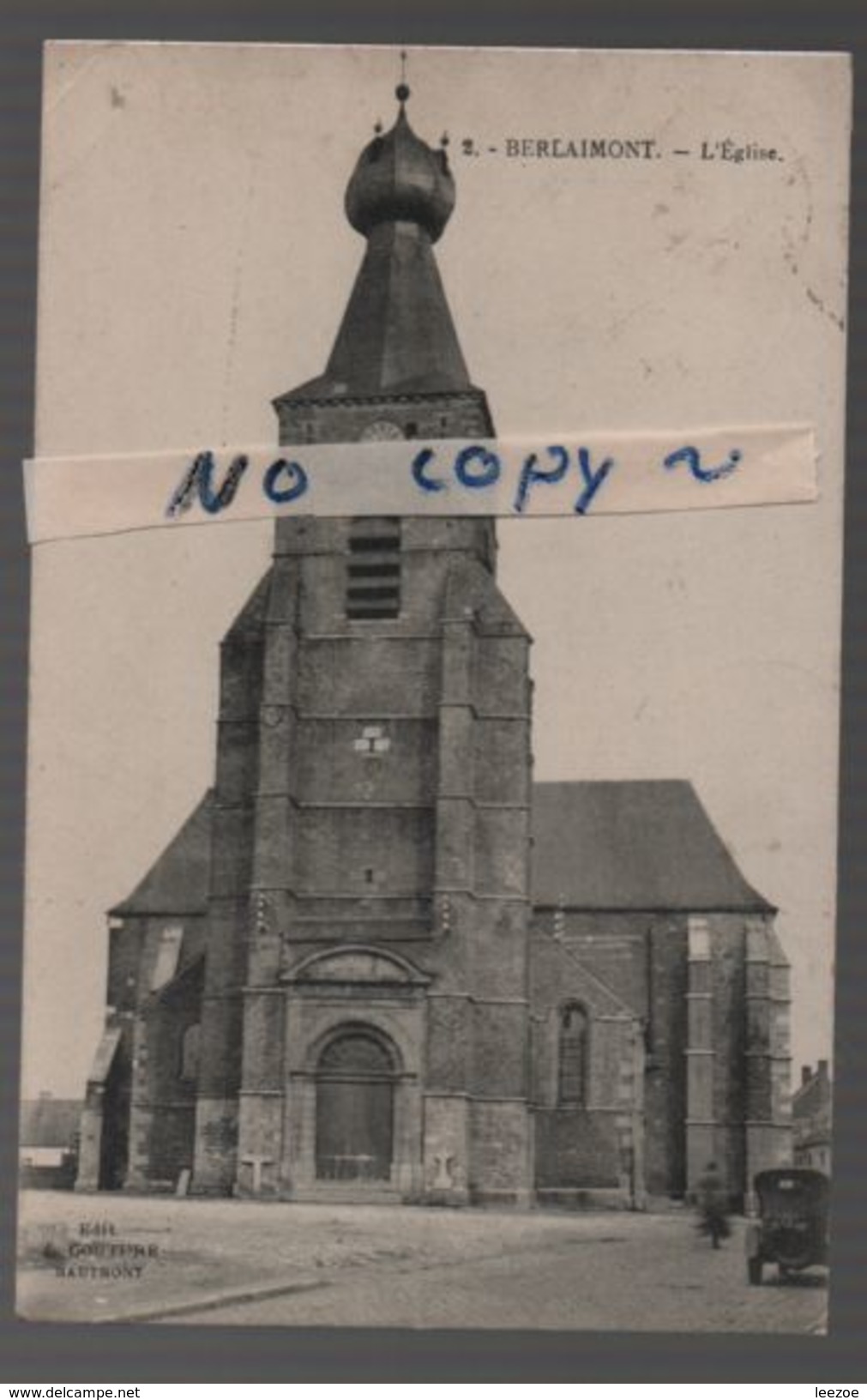 BERLAIMONT L'EGLISE...1928 - Berlaimont