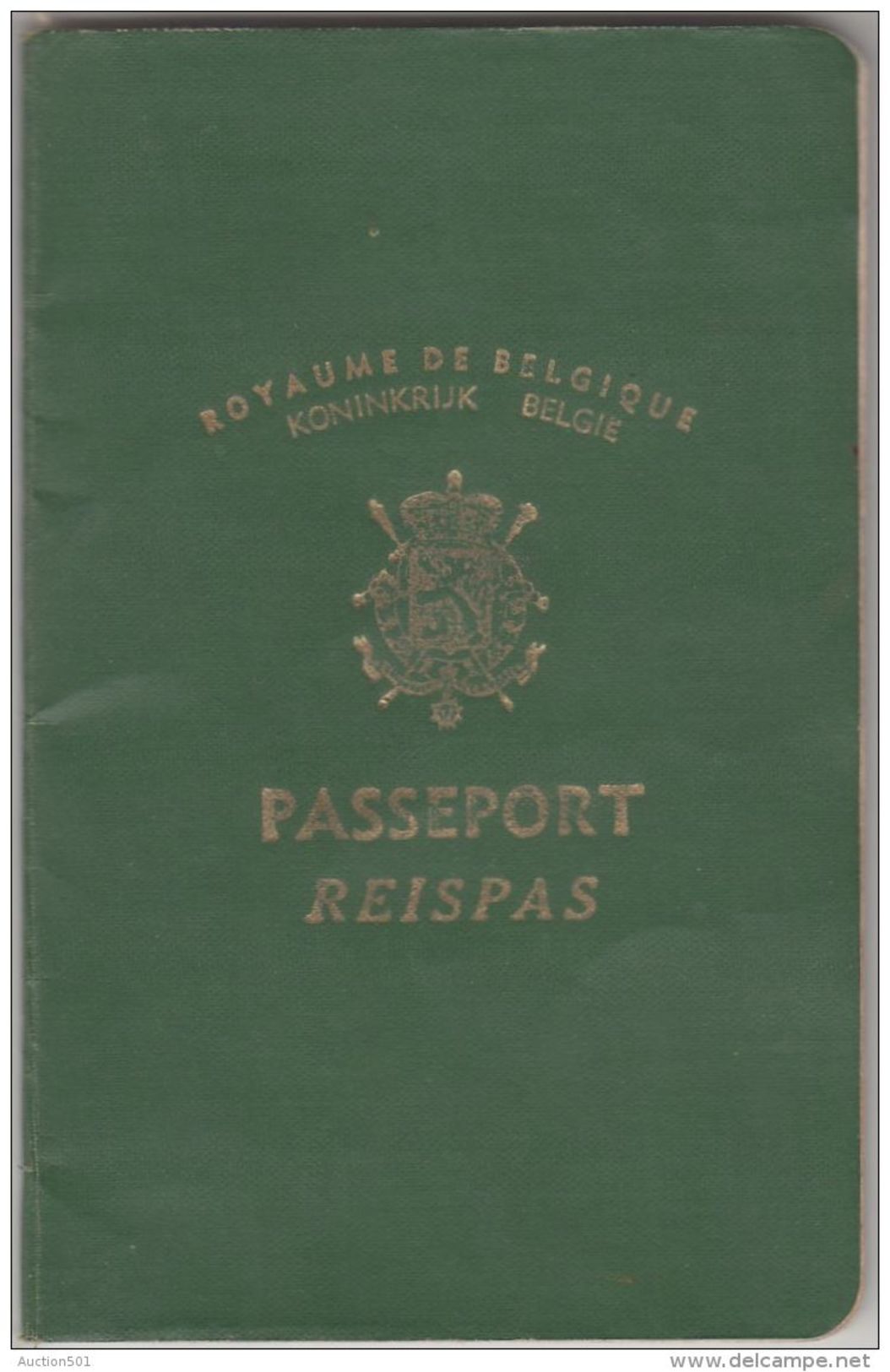 26455g  ROYAUME DE BELGIQUE - PASSEPORT COMPLET - BRITISH - KOBE - Non Classés