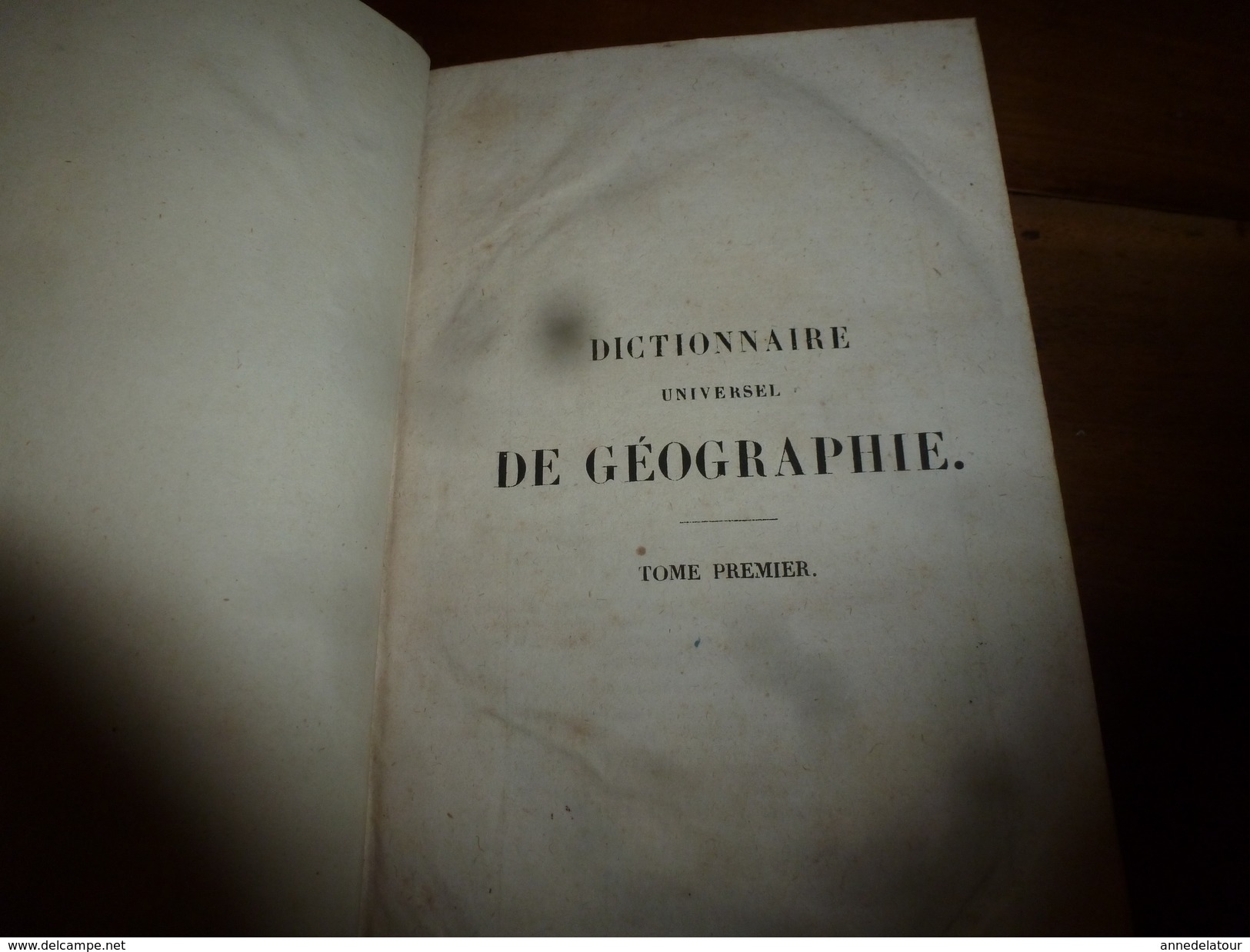 1841 Dictionnaire Universel De Géographie MAC CARTHY , Tome 1er  (Physique,Politique, Historique Et Commercial) - Woordenboeken