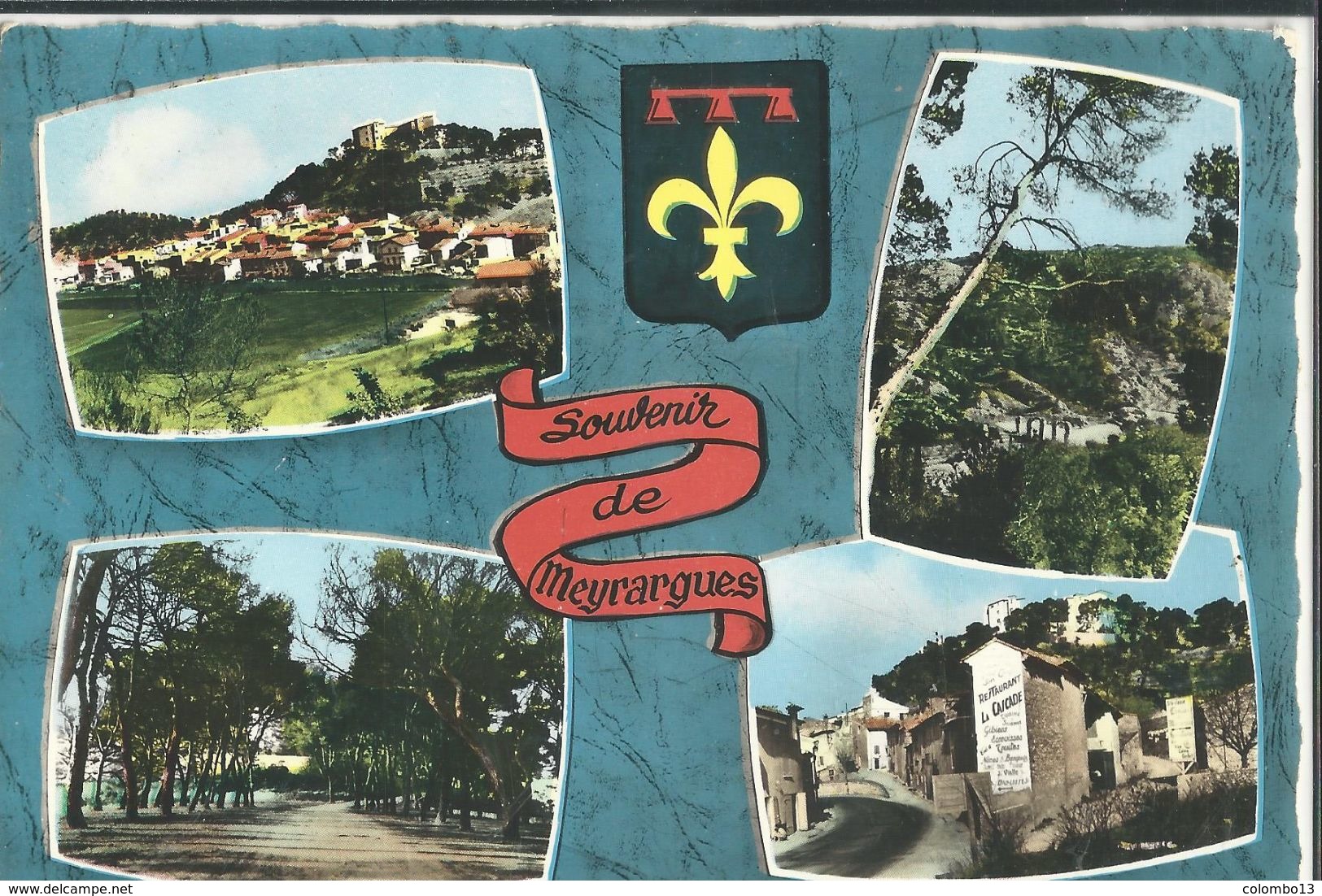 13  CPSM SOUVENIR DE MEYRARGUES MULTIVUES 1966 EDITEUR SEF - Meyrargues