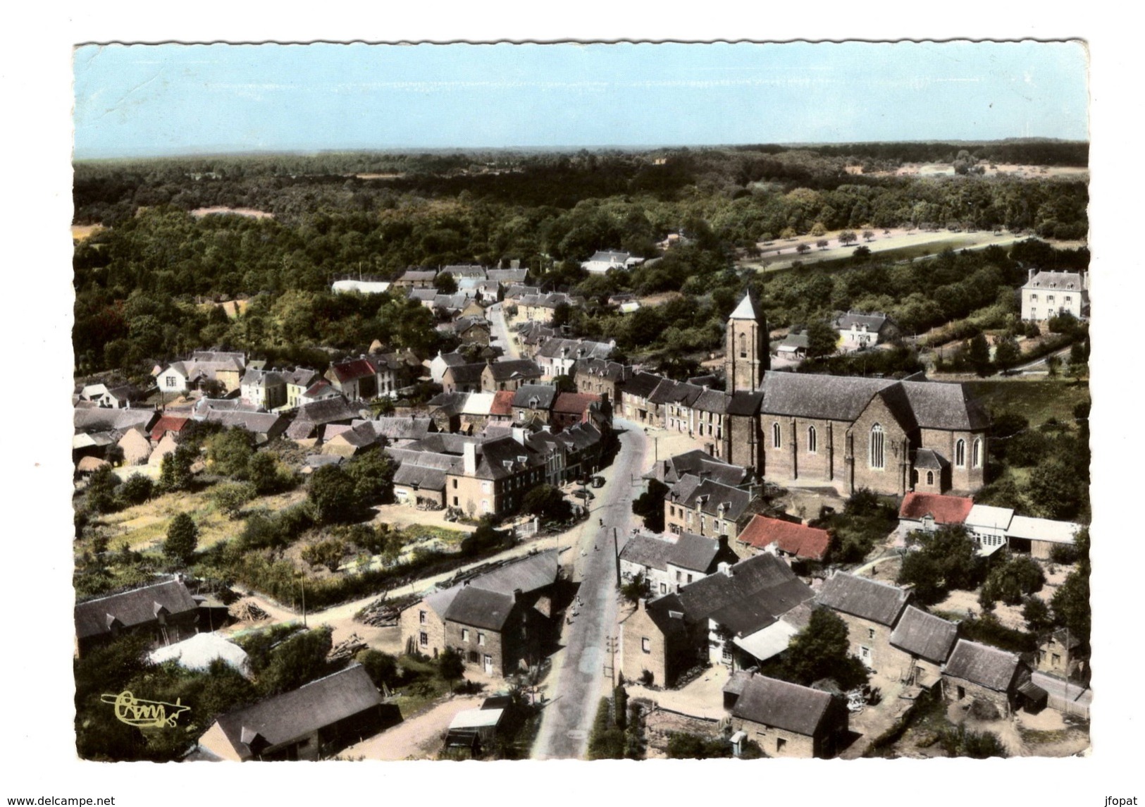 35 ILLE ET VILAINE - CAMPEL Vue Aérienne Du Centre - Autres & Non Classés