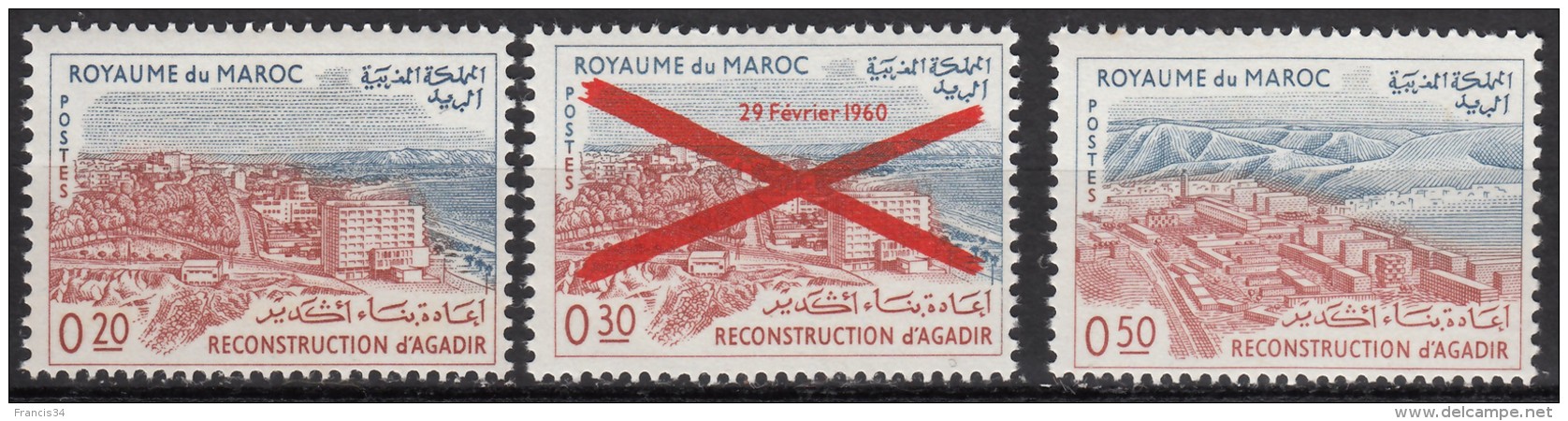 Du N° 464 Au N° 466 Du Maroc - X X -  ( E 1843 ) - Other & Unclassified