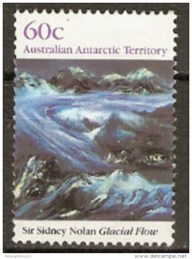 Australian Antarctica Territories  1989 SG 60c Glacial Flow Unmounted Mint - Unused Stamps