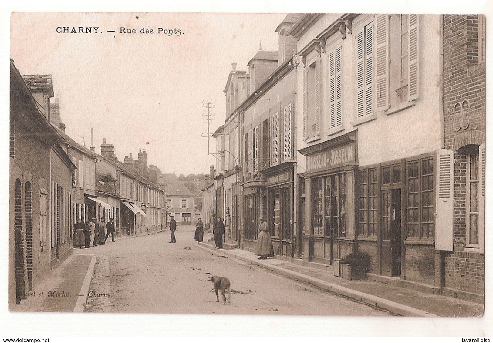 CPA 89 CHARNY RUE DES PONTS VUE TRES PEU CONNUE RARE BELLE CARTE !! - Charny
