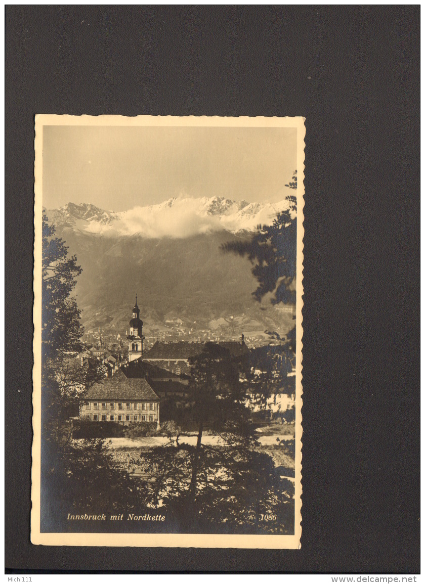 Bizone 20 Pfg.Bauten Auf Auslandspostkarte (Ansichtskarte V.Innsbruck) Nach England  Aus Garmisch-Partenkirchen V. 1950 - Sonstige & Ohne Zuordnung