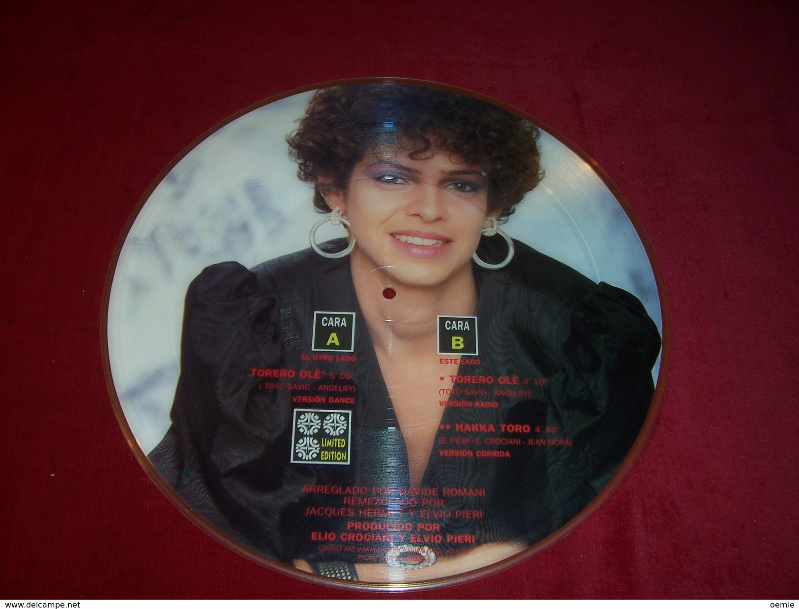 LUCIA  ° TORERO OLE  ° GRANDIOSA CORRIDA DE TOROS  EN PICTURE DISC - Otros - Canción Española