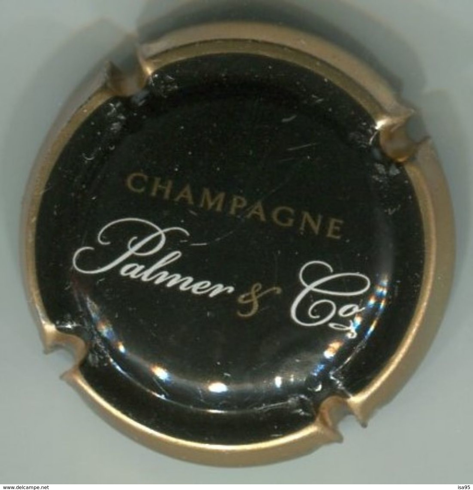 CAPSULE-CHAMPAGNE PALMER N°16 Noir Contour Or - Palmer